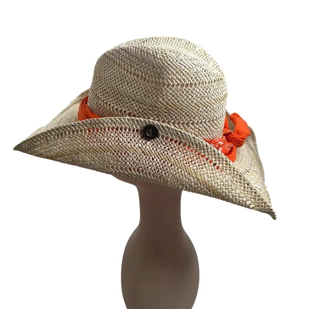 Faded Glory‎ NWT Women's Straw Western Cowboy/Cowgirl  Hat Very Nice Y2K